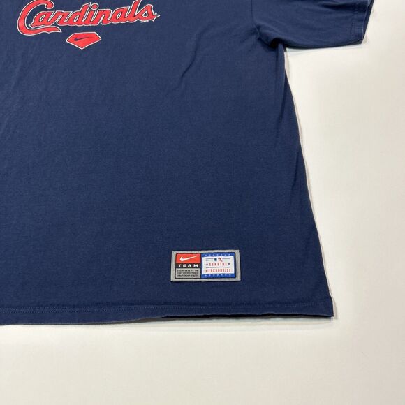 St. Louis Cardinals Shirt Adult XL Extra Large Nike Center Swoosh MLB Logo Men - Picture 9 of 14